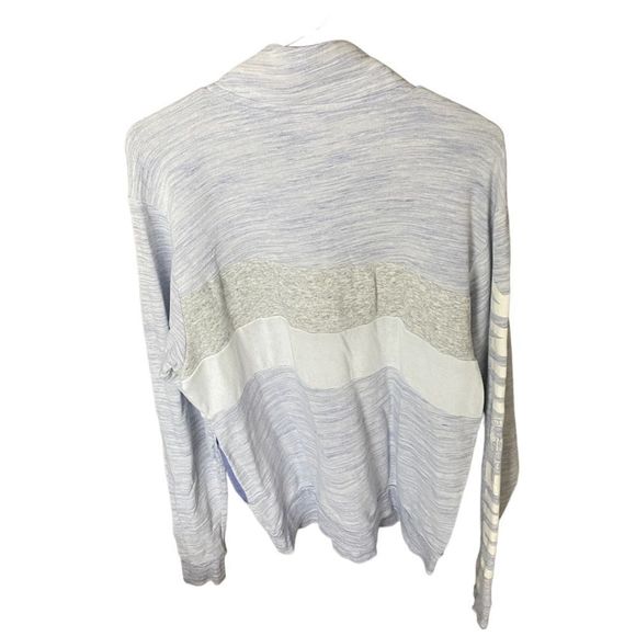 PINK VICTORIAS SECRET women’s purple zip pullover sweatshirt size medium - Picture 2 of 7